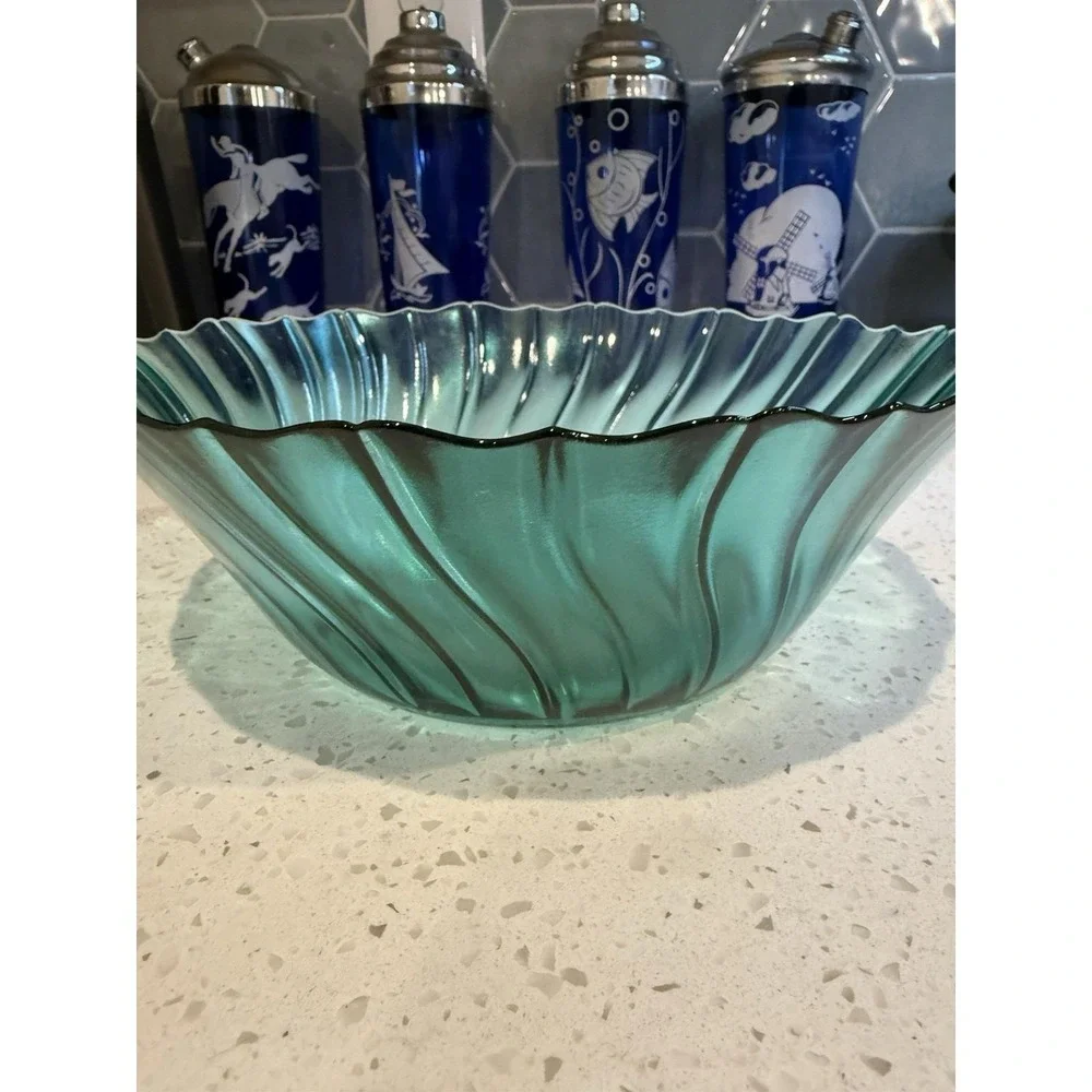Jeannette Swirl Ultramarine Teal 9